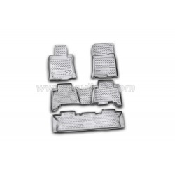 3D Patosnice TOYOTA Land Cruiser Prado (J150) 2009-2023, 7 sedišta, set 5 kom.